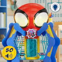 Spidey and His Amazing Friends Web-Spinners Web-Quarters, Kids Playset with Action Figure, Vehicle, and Accessories, Marvel Super Hero Toys, Ages 3 and Up, Large