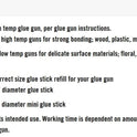 Gorilla Hot Glue Sticks, Clear Glue, Mini Size 4" Long x 0.27" Diameter, 75 Count (Pack of 1) - Safe for All Temperatures with Extended Working Time
