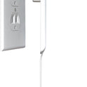 Sleek Socket Original & Patented Flat Ultra-Thin Outlet Concealer with Extension Cord Kit, Multi Outlets Power Strip, Ideal for Home Improvement, Hide Bulky and Messy Cords, 3ft