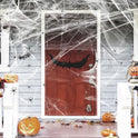 1200 sqft Halloween Spider Webs and 50pcs Fake Spiders Super Stretch Cobwebs Party Decorate for Halloween Theme Indoor and Outdoor Decoration
