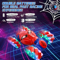 S-pider Rc Gesture Sensing Stunt Car Toys for Boys 3-14 Years Old, Drift Hand Control Remote Control Cars with Light & Music, 360°Rotation Double Side Cars Birthday Gifts for Kid Age 4 5 6 7 8 9 10 11