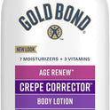 Gold Bond Age Renew Crepe Corrector Body & Face Lotion, Replenishing & Smoothing Formula, 14 oz., Packaging may vary