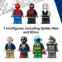 LEGO Marvel Spider-Man vs. Mysterio: The Daily Bugle Building Toy - Pretend Play Set with 7 Minifigures & Rhino Mech - Super Hero Toy for Boys & Girls, Ages 10+ - Gift Idea for Birthdays - 76342