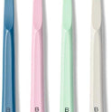 Boka Classic Manual Toothbrush with Extra Soft Activated-Charcoal, Tapered Bristles, Bioplastic Handle That Includes Travel Cap, Dentist-Approved, Great for Adults and Kids, Multi Color (Pack of 4)