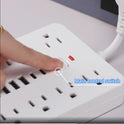 Surge Protector Power Strip,17-in-1, 11 AC Outlets with 4 USB & 2 Type-C Ports, 12-Inch Cord, White, This Compact Powerhouse Delivers Comprehensive Charging Solutions for All Your Devices.