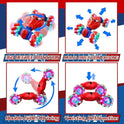 S-pider Rc Gesture Sensing Stunt Car Toys for Boys 3-14 Years Old, Drift Hand Control Remote Control Cars with Light & Music, 360°Rotation Double Side Cars Birthday Gifts for Kid Age 4 5 6 7 8 9 10 11