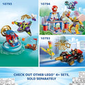 LEGO Marvel Team Spidey Web Spinner Headquarters Building Toy - Pretend Play Spidey and His Amazing Friends Toys Playset for Boys & Girls, Ages 4+ Years - 3 Superhero Minifigures - 10794