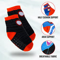 Marvel Spiderman Grip Socks, Socks for Toddler Boys, 10 Pack, Spider man Toddler Gripper Socks, Amazing Spiderman Variety