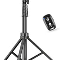 SENSYNE 62" Phone Tripod & Selfie Stick, Extendable Cell Phone Tripod Stand with Wireless Remote and Phone Holder, Compatible with iPhone Android Phone, Camera