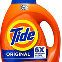 Tide Liquid Laundry Detergent, Original, 64 loads, 84 fl oz, HE Compatible (Packaging May Vary)