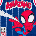Marvel Boys' Athletic 2-Piece Basketball Jersey and Shorts Set Toddler to Big Kid