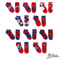 Marvel Spider-man Socks for Boys, 10 Pairs Low Cut Socks for Boys Ages 3-9