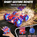 Spider Gesture Sensing Remote Control Car, Double Sided RC Cars with Full-Body Light, 2.4GHz Hand Controlled Rechargeable RC Stunt Car Toys Birthday Gift for Boys 4 5 6 7 8 9 10 11 12