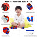 Marvel Spider-man Socks for Boys, 10 Pairs Low Cut Socks for Boys Ages 3-9