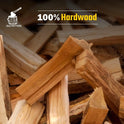 Old Potters Kiln Dried Firewood - Oak, 1100 Cu. in, 16-18 Logs ~ 8" x 2.5" Logs. Cooking Wood for Grilling, Smoking, and Firepits, Oak.