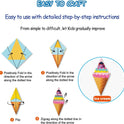 hapray Origami Kit for Kids Ages 5-8 8-12, with Guiding Book, 152 Paper with 72 Patterns, DIY Art and Craft Projects, Beginners Children's Day Gift Boy Girl