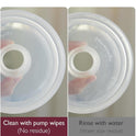 Momcozy Natural Breast Pump Wipes for Pump Parts Cleaning On-the-go, 30 Count (Pack of 3), Flash Clean & Resealable Pump Wipes