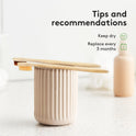 Virgin Forest 10 Count Bamboo Toothbrush, Soft Bristle for Adults, Eco Friendly Natural Wooden Toothbrushes, Vegan Organic Bamboo Travel Tooth Brush (10 Colors)