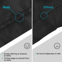 iCOVER Grill Cover, 58 inch BBQ Grill Cover for Outdoor Grill, Anti-UV & Fade Resistant Gas Grill Cover, Waterproof Barbecue Grill Covers for Weber, Char-Broil, Nexgrill and More, Black