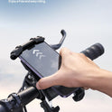 Lamicall Bike Phone Holder, Motorcycle Mount - Motorcycle Phone Holder, Handlebar Cell Phone Clamp, Scooter Phone Clip for iPhone Air 17 Pro Max, 16 15 Pro Max Plus, S20, More 4.7 to 6.8" Smartphones