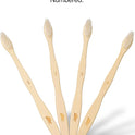 Sea Turtle Plant-Based Bristles, Bamboo Toothbrushes, Soft Natural Toothbrush for Adults (4 Pack)