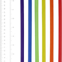 Comfy Package, [100 Count] Jumbo Plastic Smoothie Straws - 8.5" High - Assorted Colors