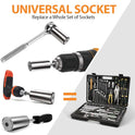 Stocking Stuffers for Men Gifts Super Universal Socket Tools Gifts for Men: Socket Set with Power Drill Adapter(7-19 MM) Cool Stuff Gadgets for Women Birthday Gifts for Dad Husband Adults
