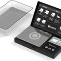 MAXUS Digital Pocket Gram Scale 500g x 0.01g High Precision with Tray, Weighs Small Food, Jewelry, Ounces, Grains, LCD Display, Tare Function