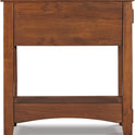 Signature Design by Ashley Breegin New Traditional Wooden Chair Side End Table with 1 Drawer and 1 Fixed Shelf, Brown