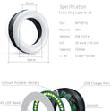 XINBAOHONG Selfie Ring Light Rechargeable Portable Clip-on Selfie Fill Light with 40 LED for Smart Phone Photography, Camera Video, Girl
