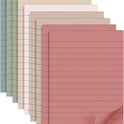 9 Pads Lined Sticky Notes 4x6 in Post, Vintage Colors Self Pad Its, Super Sticking Power Memo Pads Its, 40 Sheets/pad