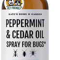 Kate's Home & Garden Peppermint Oil Spray for Bugs, Ants, Insects, Spiders. Pesticide and Insecticide Indoor Repellent Pest Control with Cedarwood Oil (16oz, Natural, Pet Safe, Non Toxic)