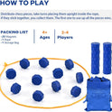 Magnetic Chess Game with Full-Size Stones, Magnet Game with String, for Family & Party & Travel & Camping, Puzzle Strategy Games, 2 Player Games for Kids & Adults