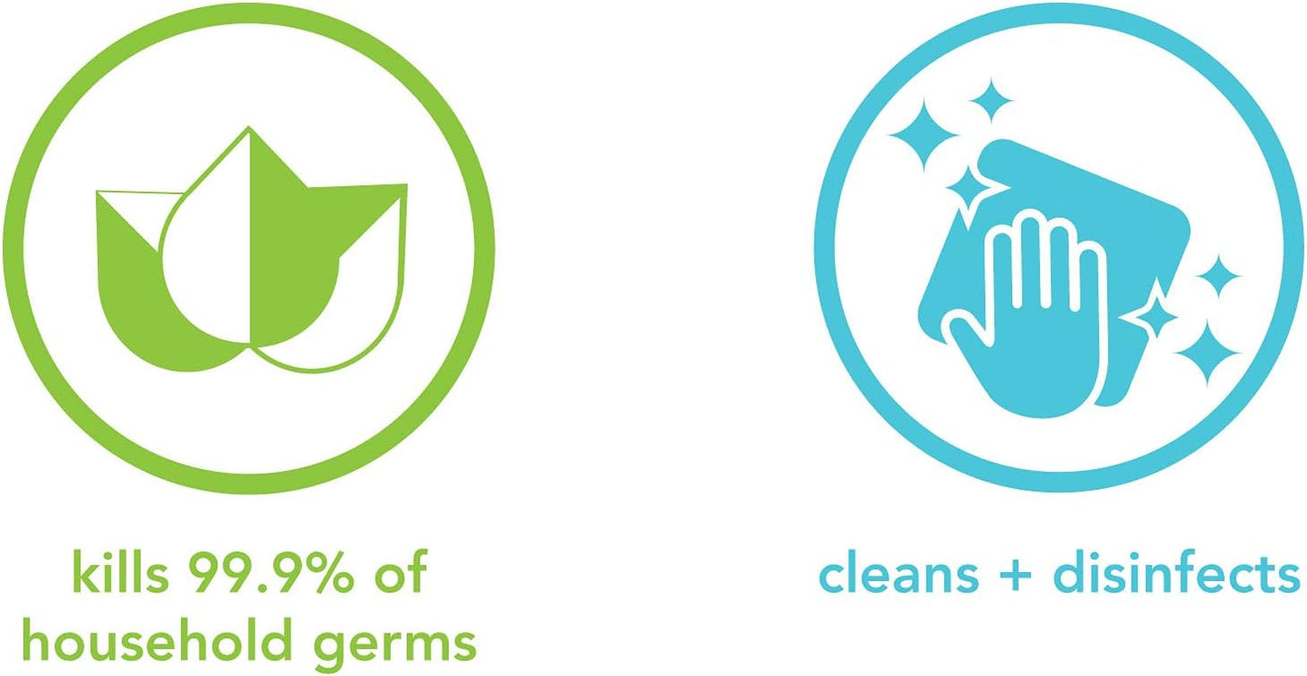 Method Antibacterial Toilet Bowl Cleaner, Spearmint, Kills 99.9% of Household Germs, 24 Fl Oz