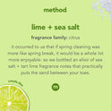 Method Dish Soap, Lime + Sea Salt, Biodegradable Formula, Tough on Grease, 18 Fl Oz (Pack of 1)