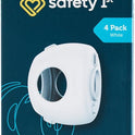 Safety 1st Parent Grip Door Knob Covers, White, One Size,4 Count (Pack of 1) (HS3260600), Packaging may vary