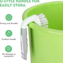 SetSail Scrub Brush, Heavy-Duty Scrub Brushes for Cleaning with Stiff Bristles Cleaning Brush for Shower, Bathroom, Carpet, Kitchen and Bathtub Scrubber - 2 Pack