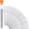 23 PCS Large Eye Sewing Needles, 2.36in Sewing Sharp Needles, Leather Embroidery Thread Needle, Stainless Steel Yarn Knitting Needle with a 3.3in Plastic Bottle