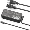 65W USB C Charger Compatible with Lenovo Thinkpad/Yoga/Chromebook Laptop Computer 65W 45W USB C Fast Power Adapter