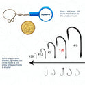 HOOK-EZE Fishing Knot Tying Tool | Protect from Fish Hooks | Tie Fishing Knots Easily | Cool Gadgets for Fishermen | Ice Fly Fishing | Fishing Accessories for Beginner Anglers | Nail Knot Tool