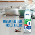 Zevo Roach Killer Ant, Roach, Spider Insect Spray (10 oz) | Indoor Outdoor Use | Instant Action | Pet People Friendly Safe (2)