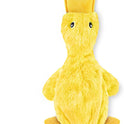Best Pet Supplies Crinkle Dog Toy for Small, Medium, and Large Breeds, Cute No Stuffing Duck with Soft Squeaker, Fun for Indoor Puppies and Senior Pups, Plush No Mess Chew and Play - Yellow