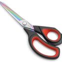 LIVINGO Premium Tailor Scissors Heavy Duty Multi-Purpose Titanium Coating Forged Stainless Steel Sewing Fabric Leather Dressmaking Comfort Grip Shears Professional Crafting (9.5 INCH)