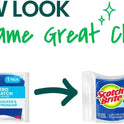 Scotch-Brite Non-Scratch Scrub Sponges, For Washing Dishes and Cleaning Kitchen, 9 Scrub Sponges