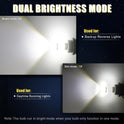 iBrightstar 3157 LED Bulb White, 4157 3156 LED Reverse Light Bulbs Super Bright for Tail Brake Lights Backup Lights Turn Signal Lights, 2 Pack