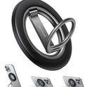 Lamicall for MagSafe Magnetic Phone Ring Stand - [Upgrade Dual-Hinge] 360° Rotation Finger Grip Holder, Super Magnet Phone Kickstand Ring, Mag Safe Grip Accessories for iPhone 17 Pro Max Air, Android