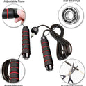 Redify Jump Rope,Jump Ropes for Fitness for Women Men and Kids,Speed Jumping Rope for Workout with Ball Bearings,Adjustable Skipping Rope for Exercise&Slim Body at Home School Gym