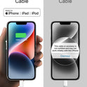 iPhone Fast Charger 3+3Pack 20W USB C Wall Charger with 6FT Fast Charging Cable Compatible with iPhone 14/13/12/11/Pro/Pro Max