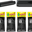 LITTLE TREES Car Air Freshener | Vent Wrap Provides Long Lasting Scent, Invisibly Fresh | Black Ice, 16 Air Fresheners