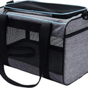 Vceoa 17.5x11x11 Inches Cat, Dog Carrier for Pets Up to 16 Lbs, Soft-Sided Cat Bag Animal Carriers Travel Puppy Carry As a Toy of Fabric Pet Home